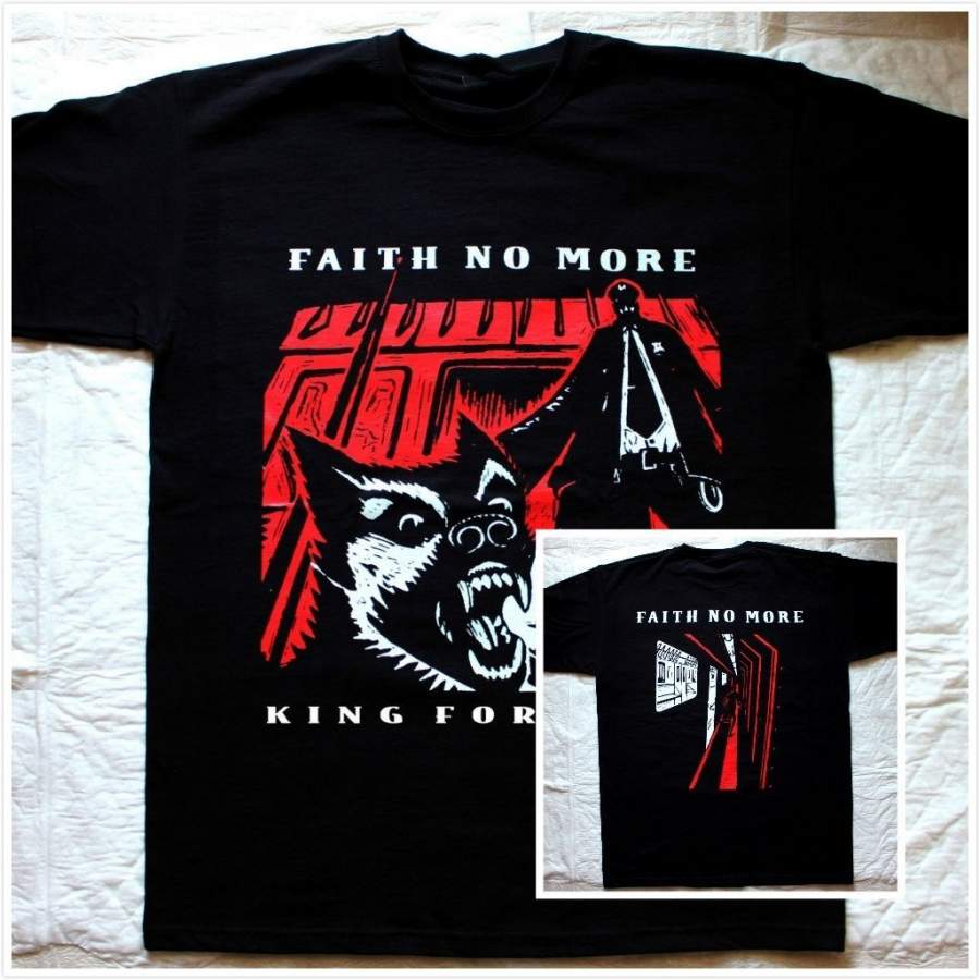 Faith No More King For A Day 95 Mike Patton Mr.Bungle Fantomas Black T-Shirt