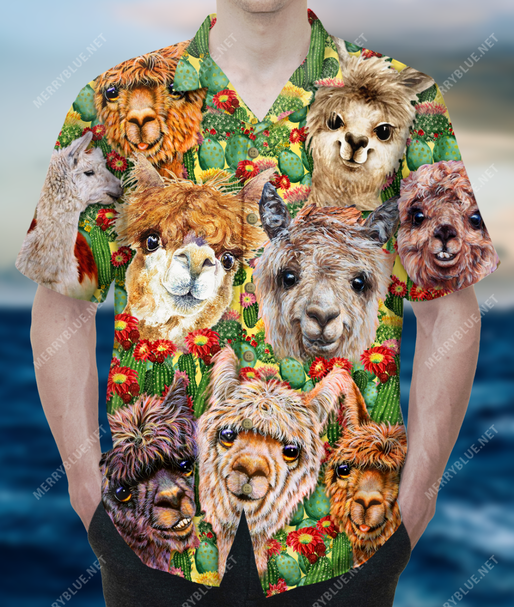 Adventure You Say? Alpaca My Bags! Unisex Hawaiian Shirt