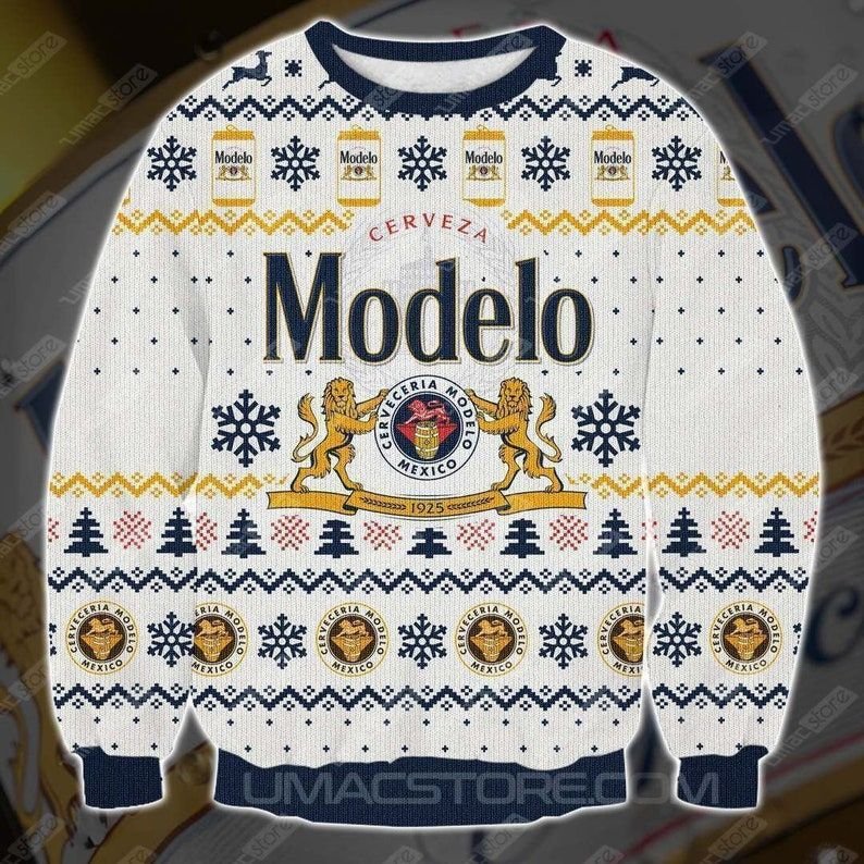 Cerveza Modelo Cmv2 3D Print Ugly Christmas Sweater