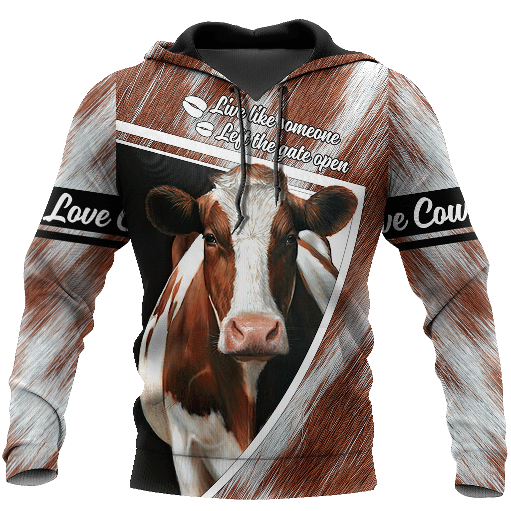Cow Tan Cool Design 3D Printed Sublimation Hoodie Hooded Sweatshirt Comfy Soft And Warm For Men Women S to 5XL CTC1501593