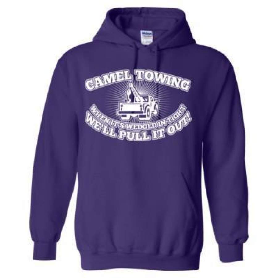 AGR Camel Towing When Its Wedged In The Tight Well Pull It Out – Heavy Blend™ Hooded Sweatshirt