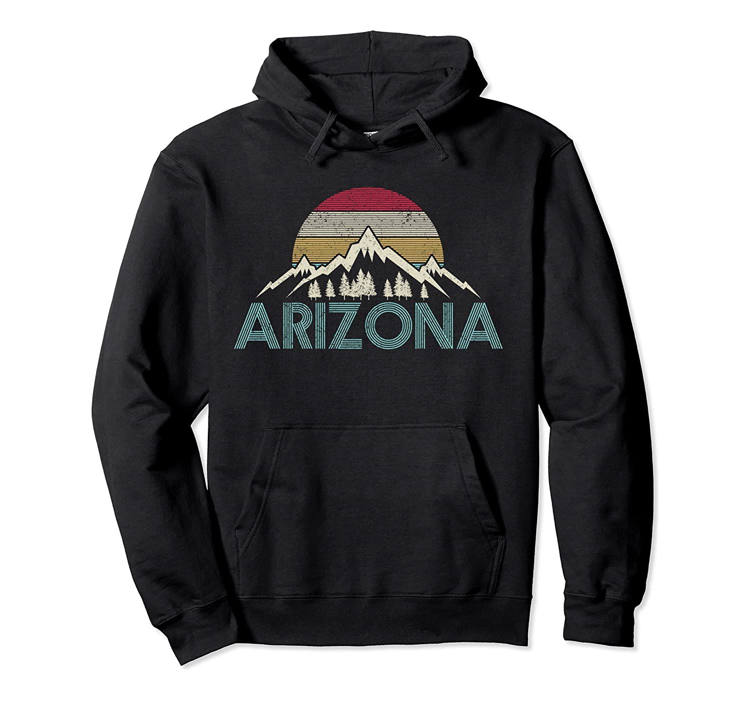 Arizona Vintage Retro Mountains Nature Hiking Souvenir Gift Pullover Hoodie, T-Shirt, Sweatshirt