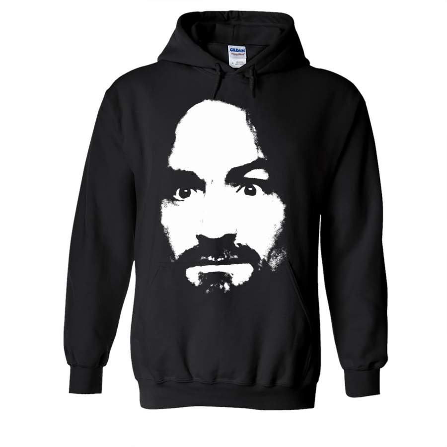 CHARLES MANSON Face Hoodie T-Shirt