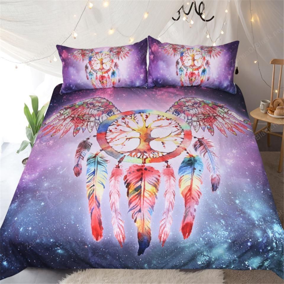 Boho Dreamcatcher 3D Printed Duvet Cover Set Bedroom Home Decor