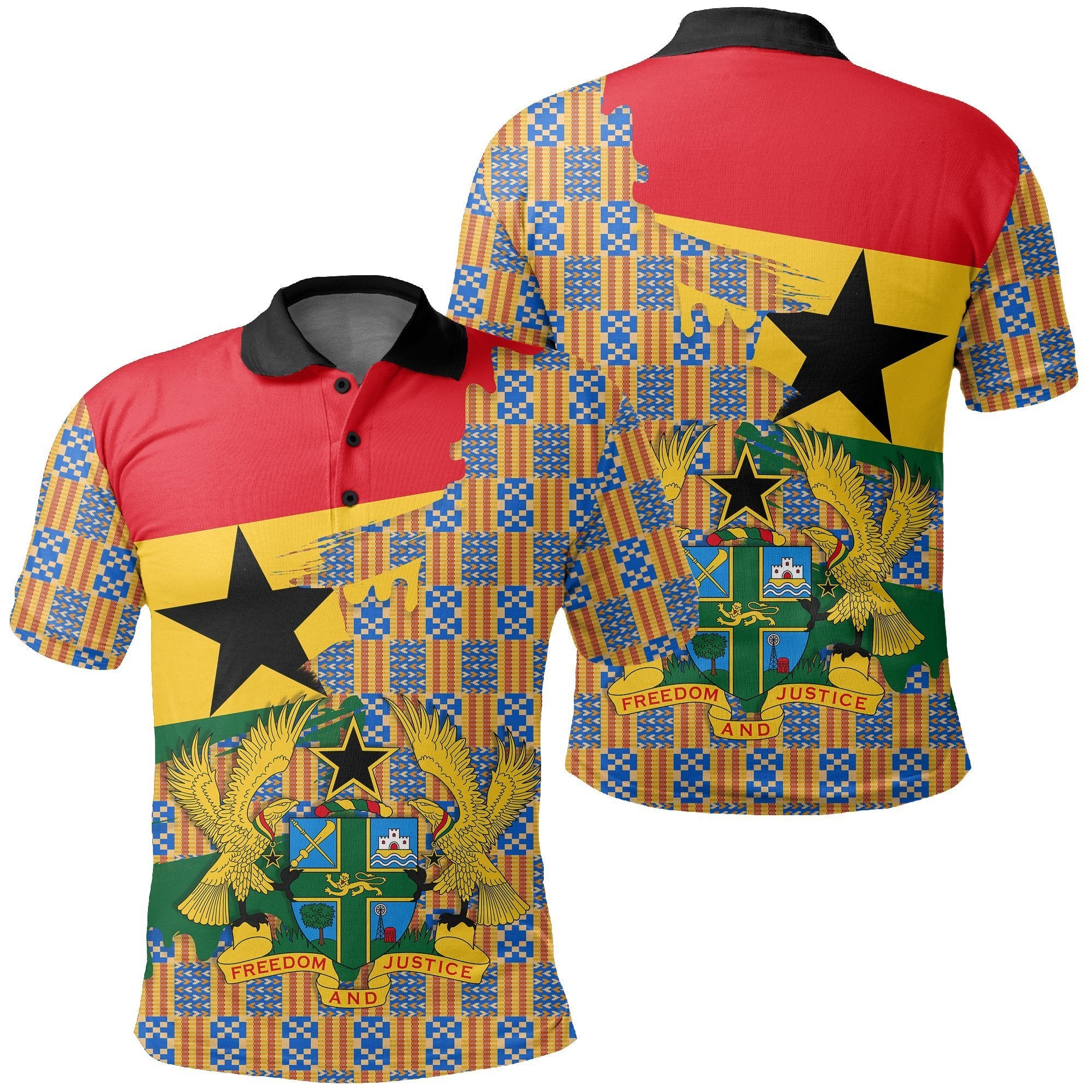 Greek Life Shirt – Kente Skilful Seamless Polo Shirt – Gash Style