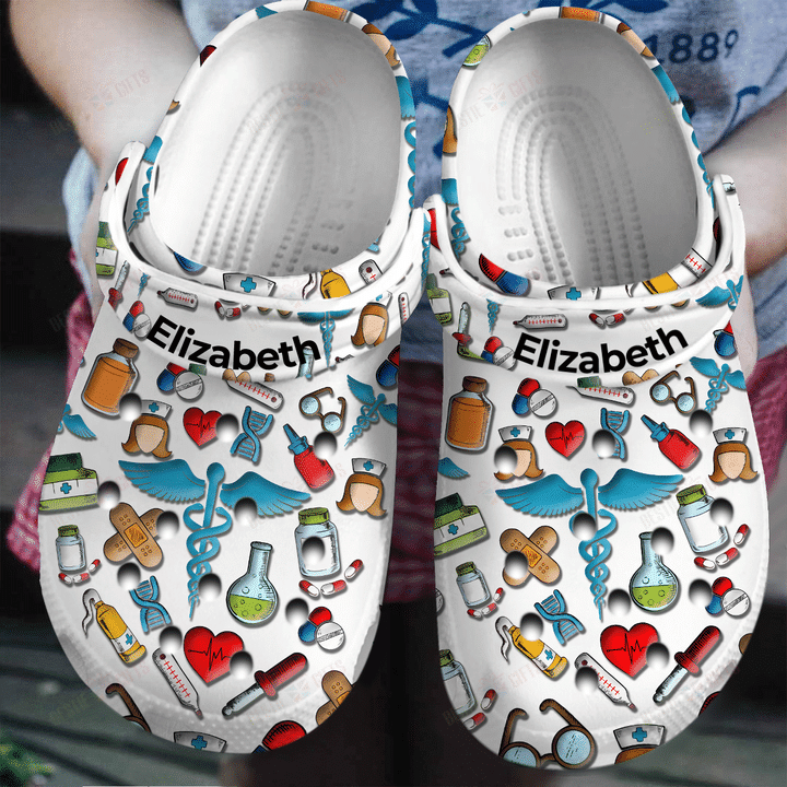 Personalized Best Gifts For Cna Crocs Classic Clogs Shoes