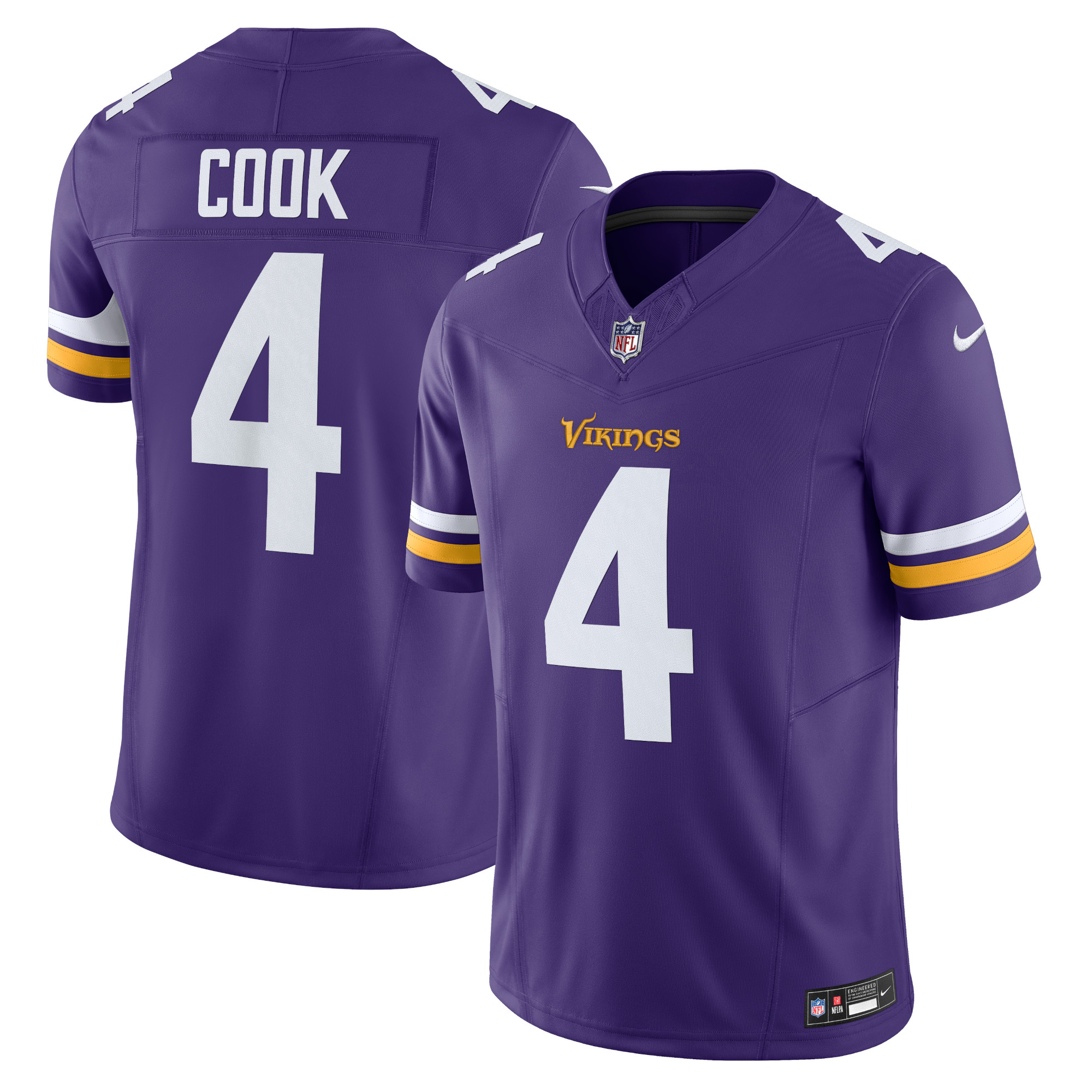 Men’s Minnesota Vikings Dalvin Cook Purple Vapor F.U.S.E. Limited Jersey