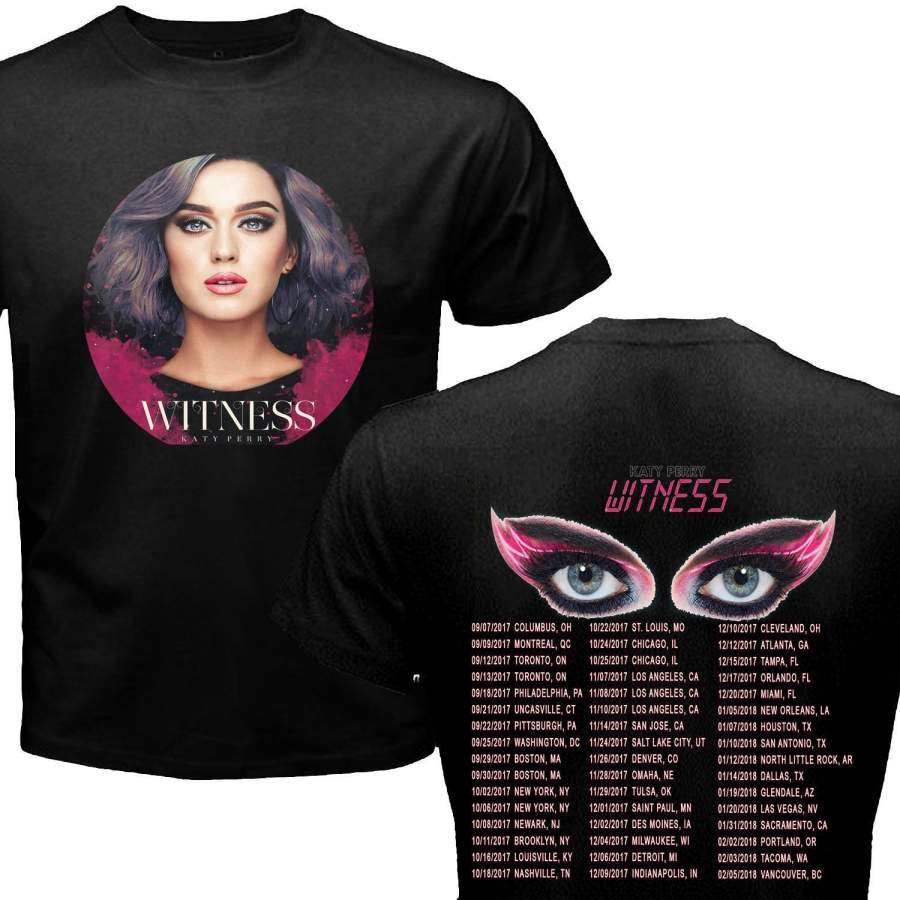 New!! Katy Perry Witness Tour Dates 2017/18 Men’s T-Shirt