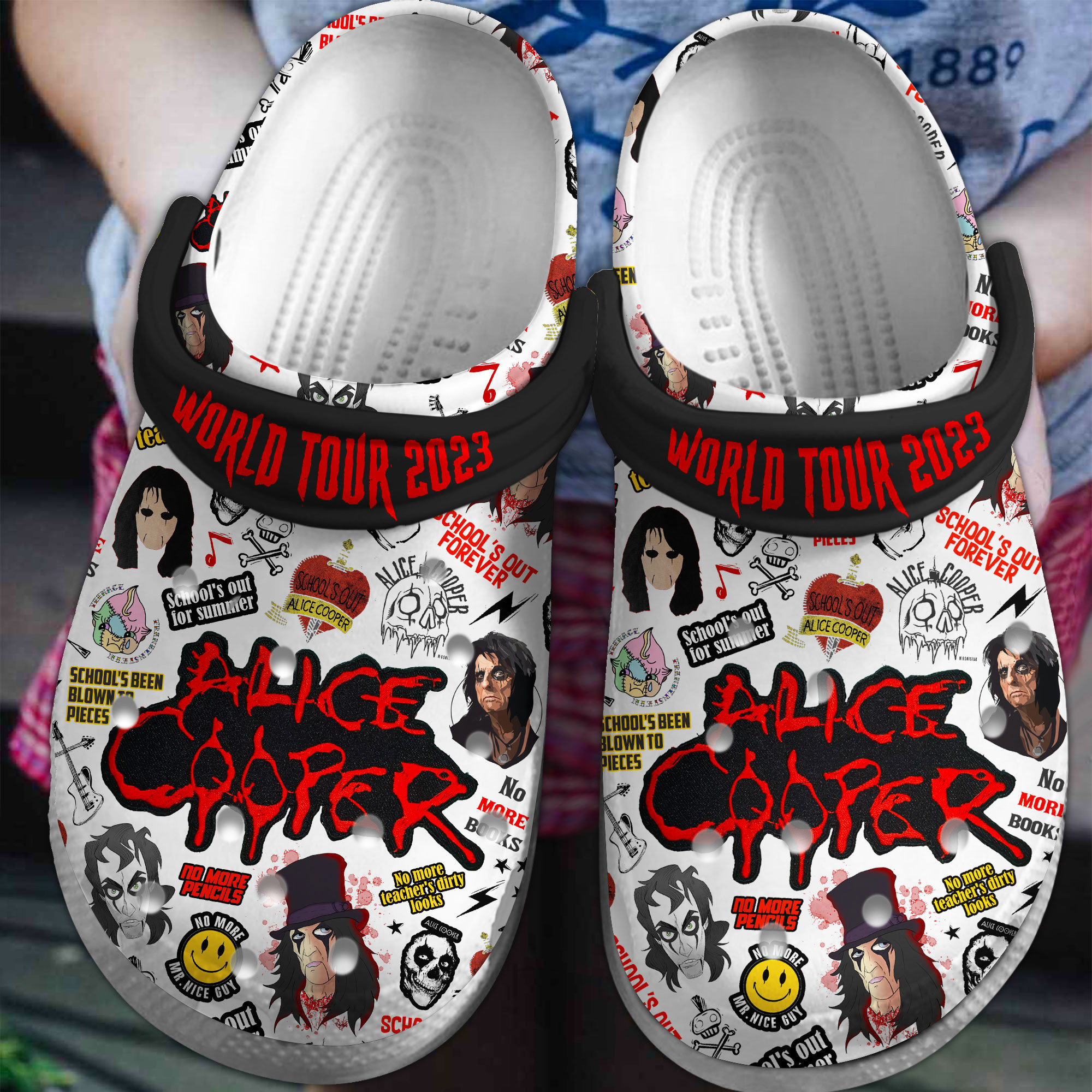 Alice Cooper World Tour Crocss Clogs For Men Women And Kid Zhgzg7Li