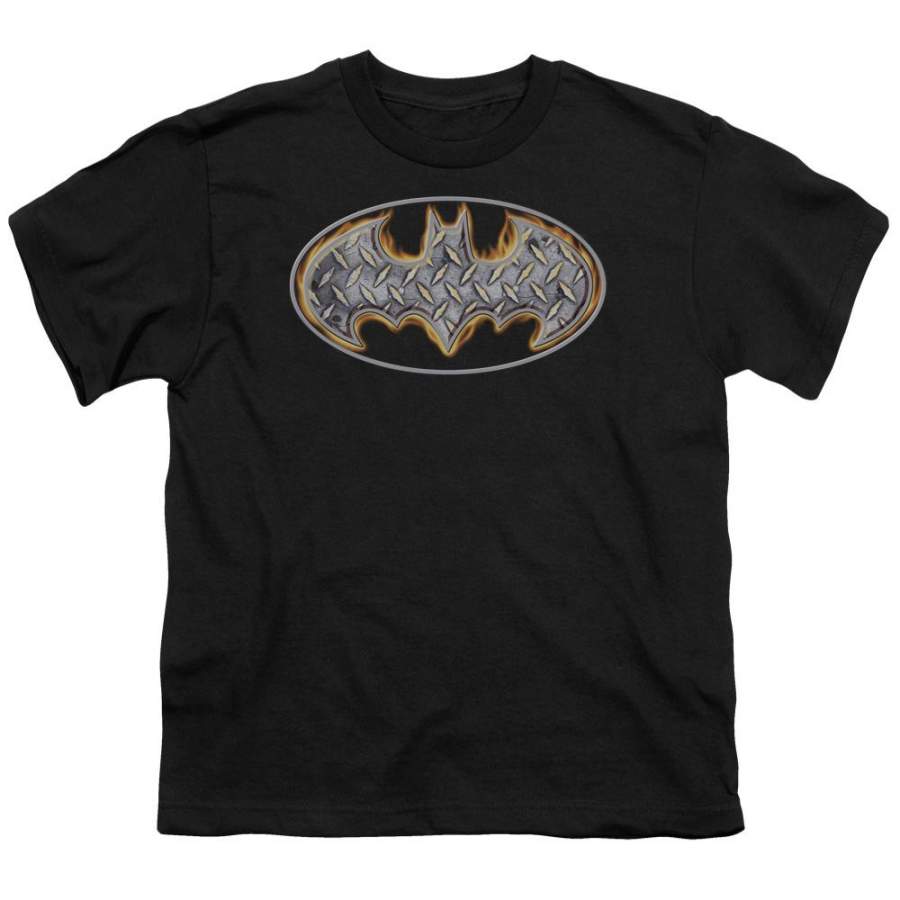 Batman – Steel Fire Shield Short Sleeve Youth 18/1