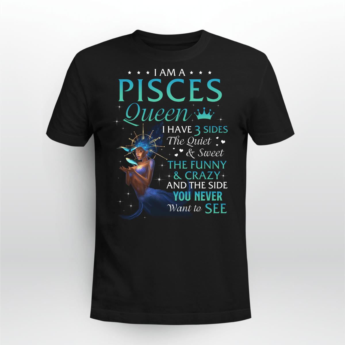 Zodiac Shirt Birthday Gift For Black Girl Zodiac Tshirt I Am A Pisces Queen Shirt