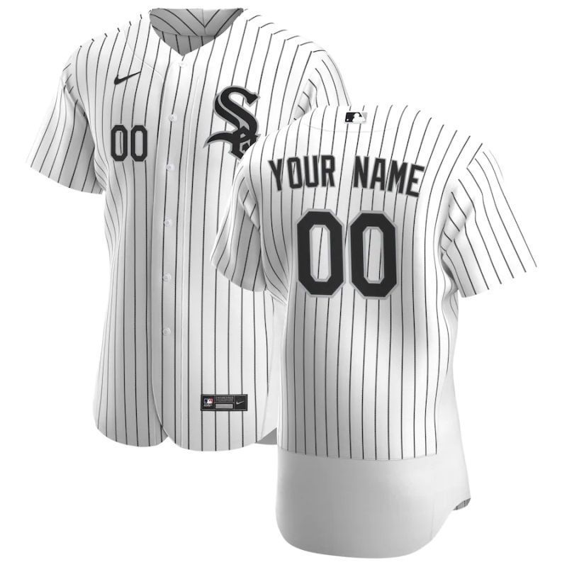 Chicago White Sox MLB 2020 Personalized Custom White Custom Jersey