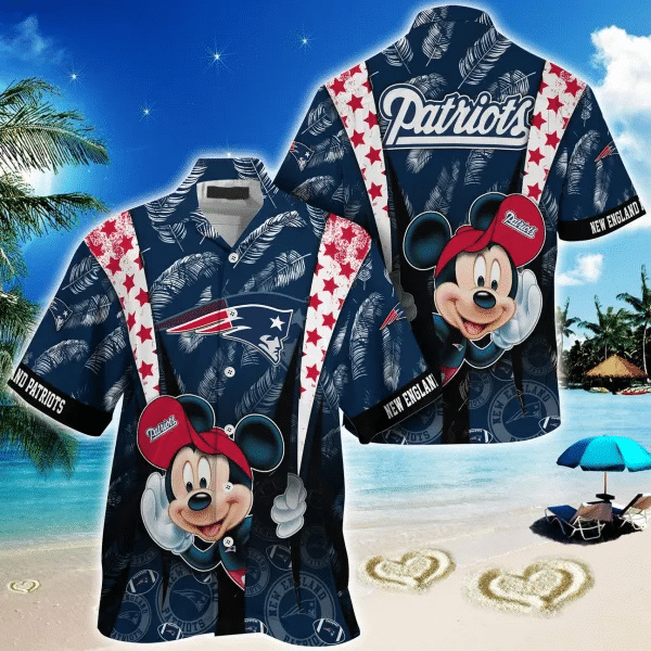 New England Patriots Hawaiian Shirt Bg427