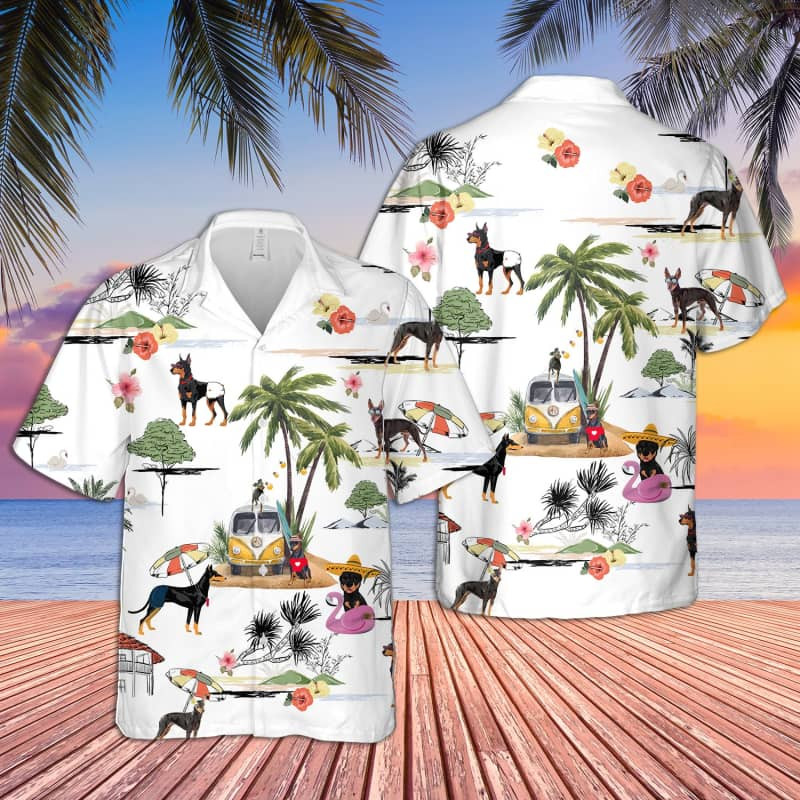 Felacia Unisex Manchester Terrier Beach Hawaii Shirt Ha95431