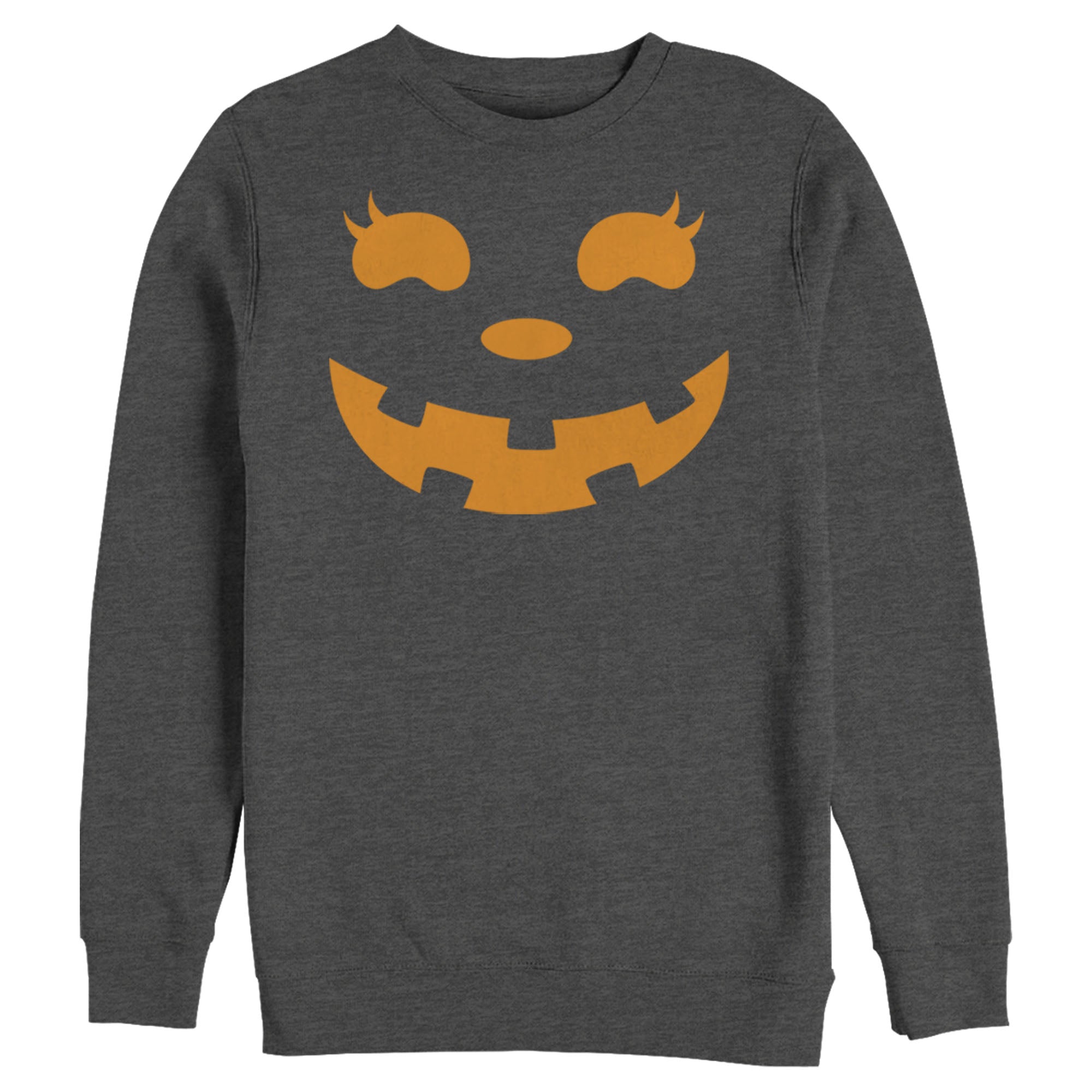 Chin Up Men’S Halloween Jack O’ Lantern Face  Sweatshirt