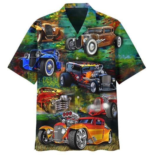 Car Hawaiian Shirt Ha63596