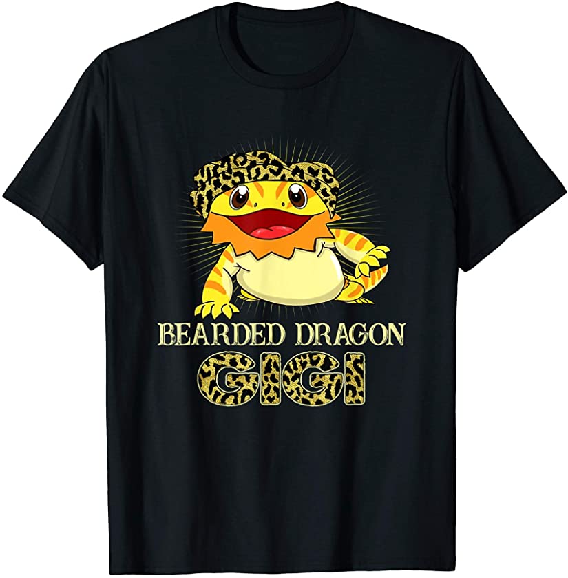 Bearded Dragon Gigi Leopard T-Shirt