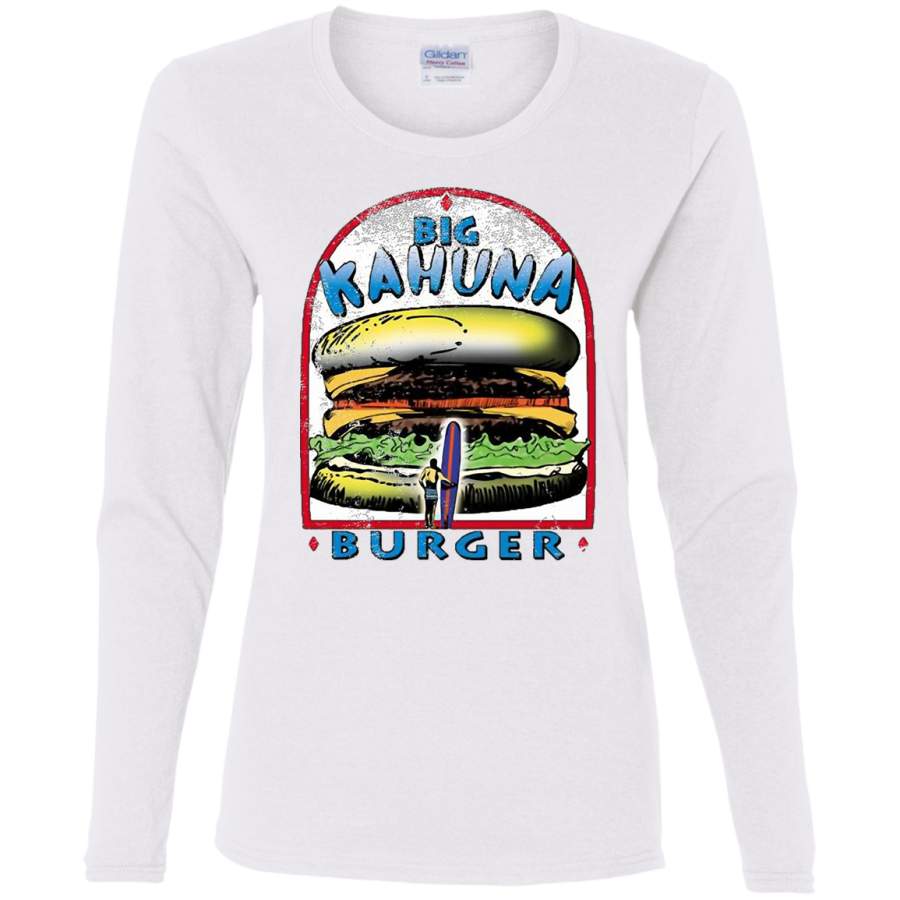 AGR Classic Big Kahuna Burger Ladies’ Cotton LS T-Shirt