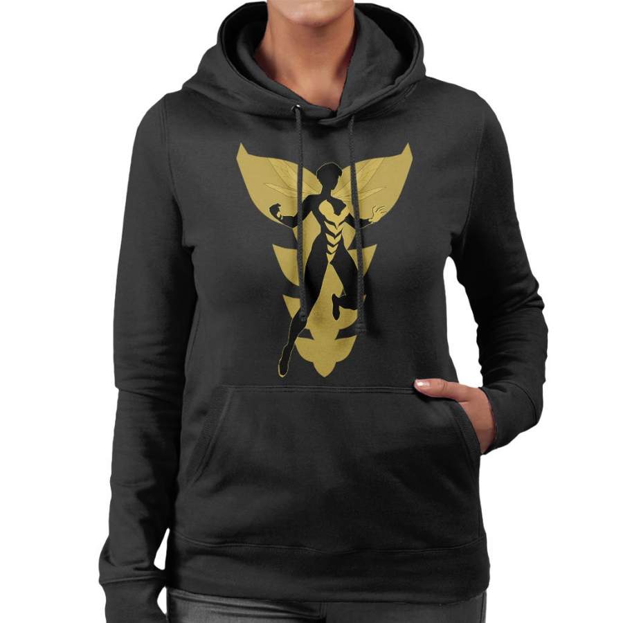 Wasp Silhouette Women’s Hooded Sweatshirt