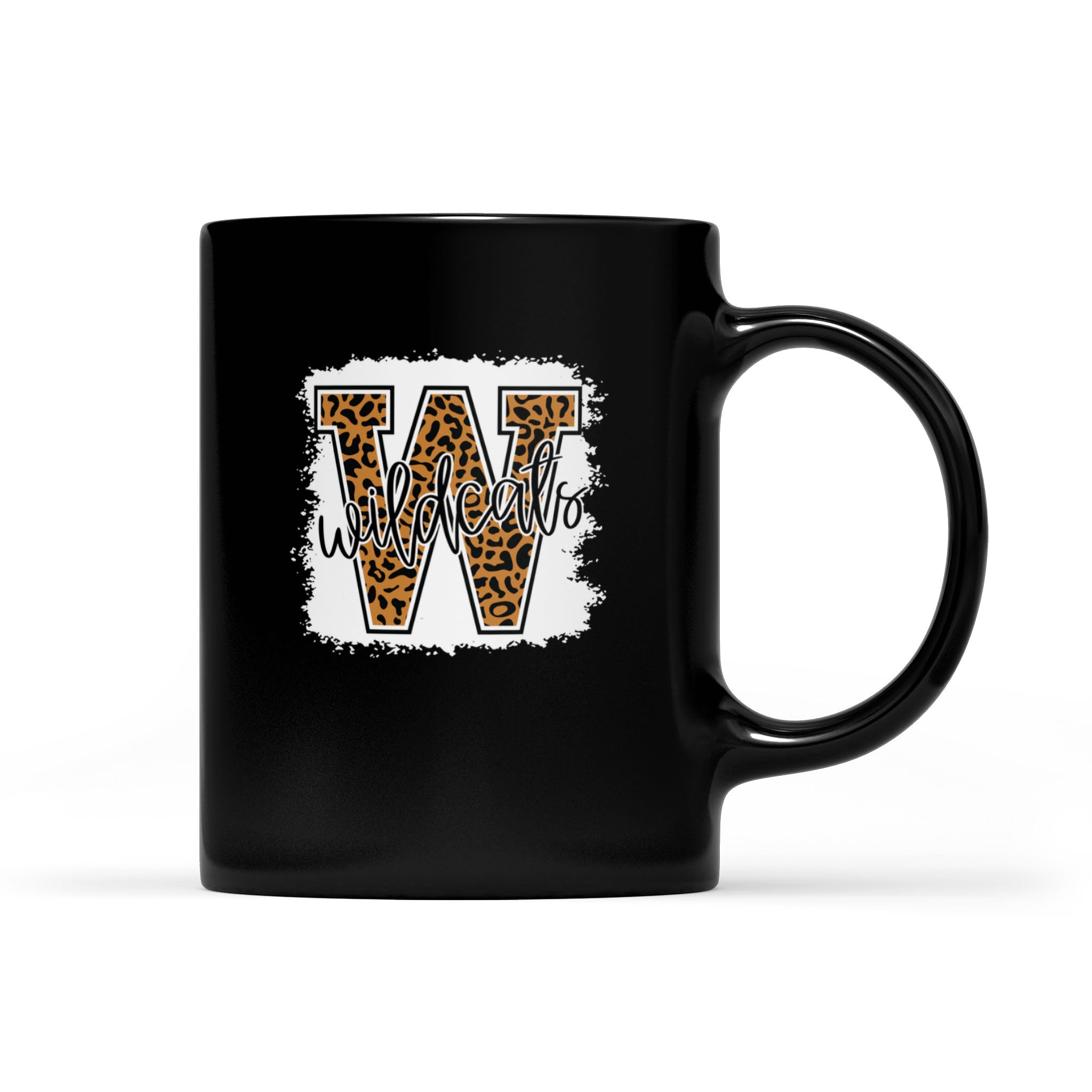 Wildcats Leopard Cheetah Wildcats – Black Mug