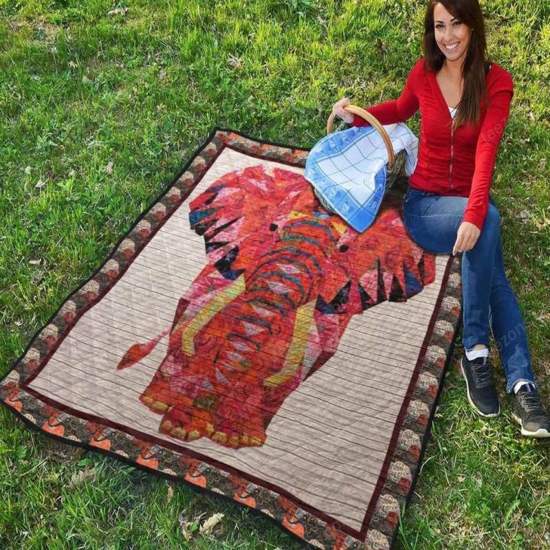 Elephant Ver9 Blanket TH1507 Quilt