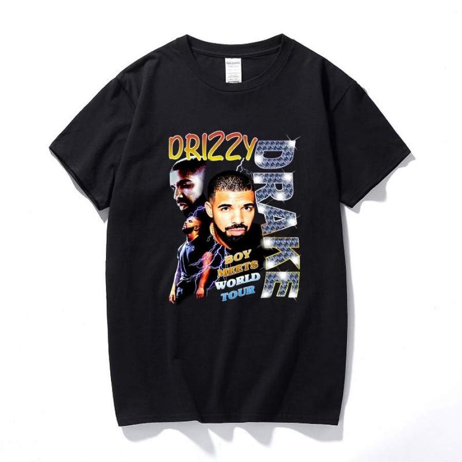 Drizzy Drake Boy Meets World Tour Men T Shirt Summer Hip Hop Shirt