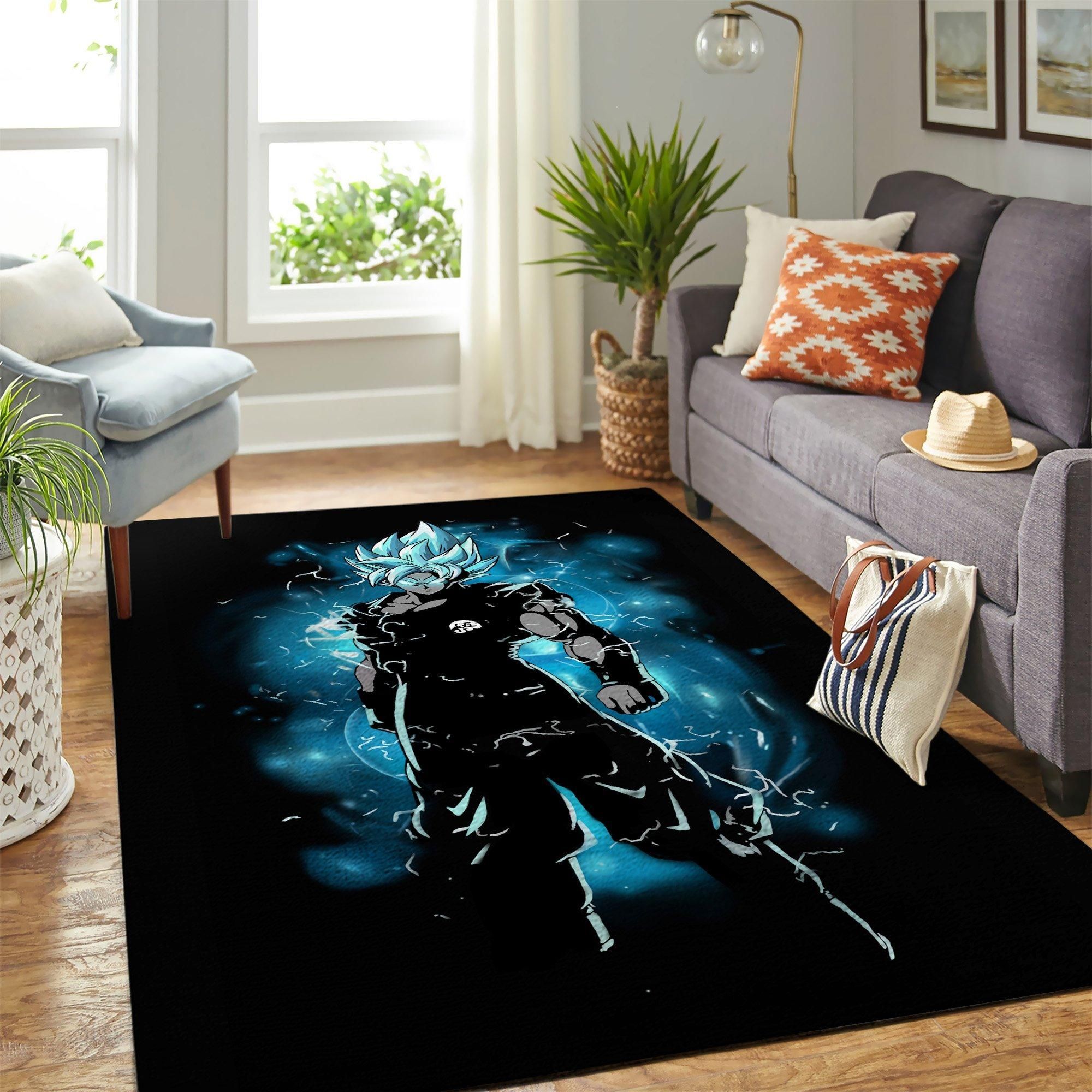 Saiyan Dragon Ball Area Rug Geeky Carpet – home decor – Bedroom Living Room decor