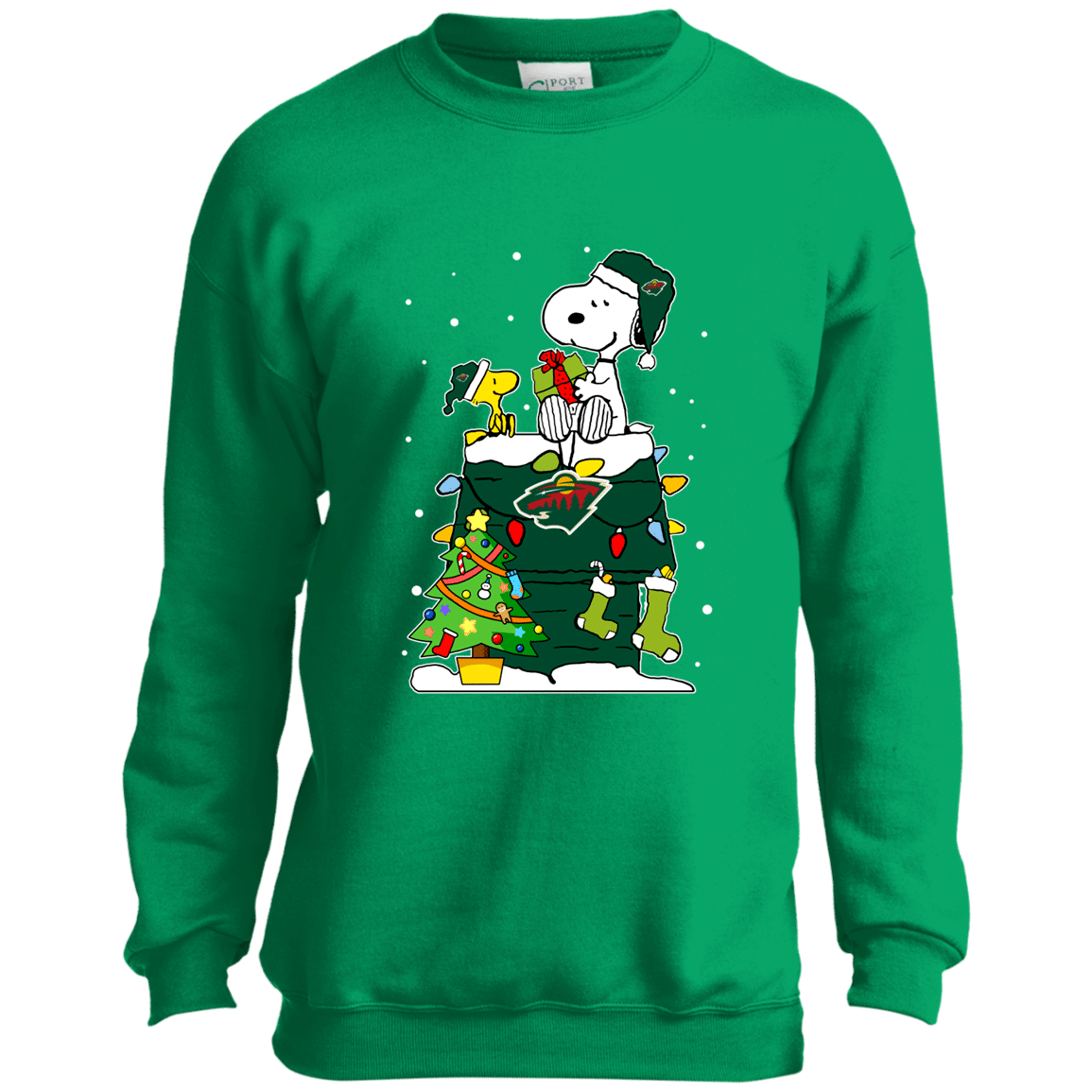 Buy Minnesota Wild Snoopy Ugly Christmas Sweaters Shirts