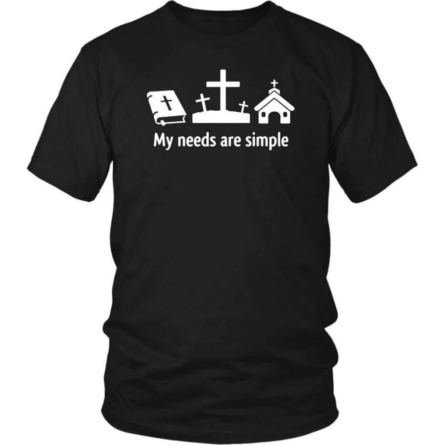 My needs are simple t-shirt | christian t-shirts