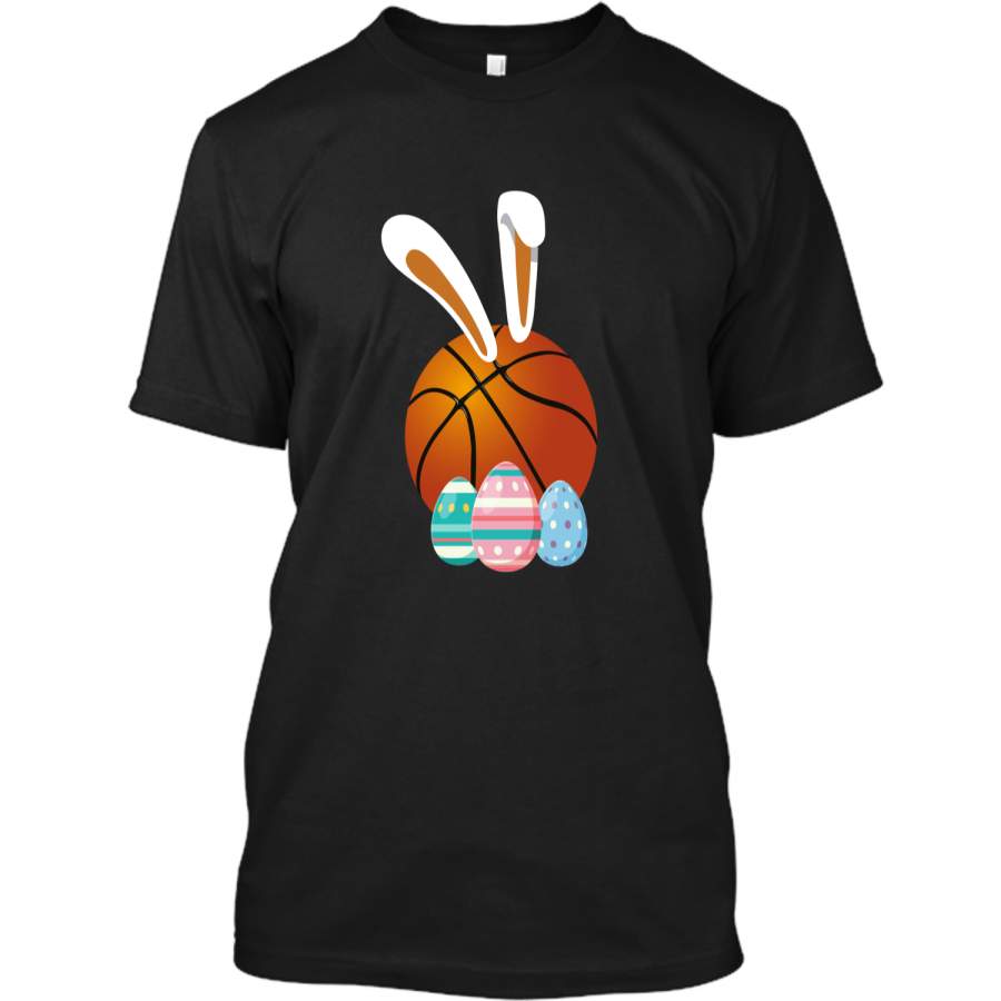 Easter Bunny Basketball T-Shirts Funny Custom Ultra Cotton