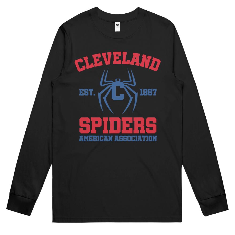 Cleveland Spiders Shirt Baseball Fan T-Shirt Long Sleeve T Shirts