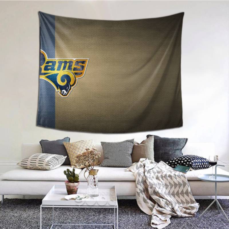 Durable Los Angeles Rams Tapestry -156167 For Beach Shawl Scarf Blanket