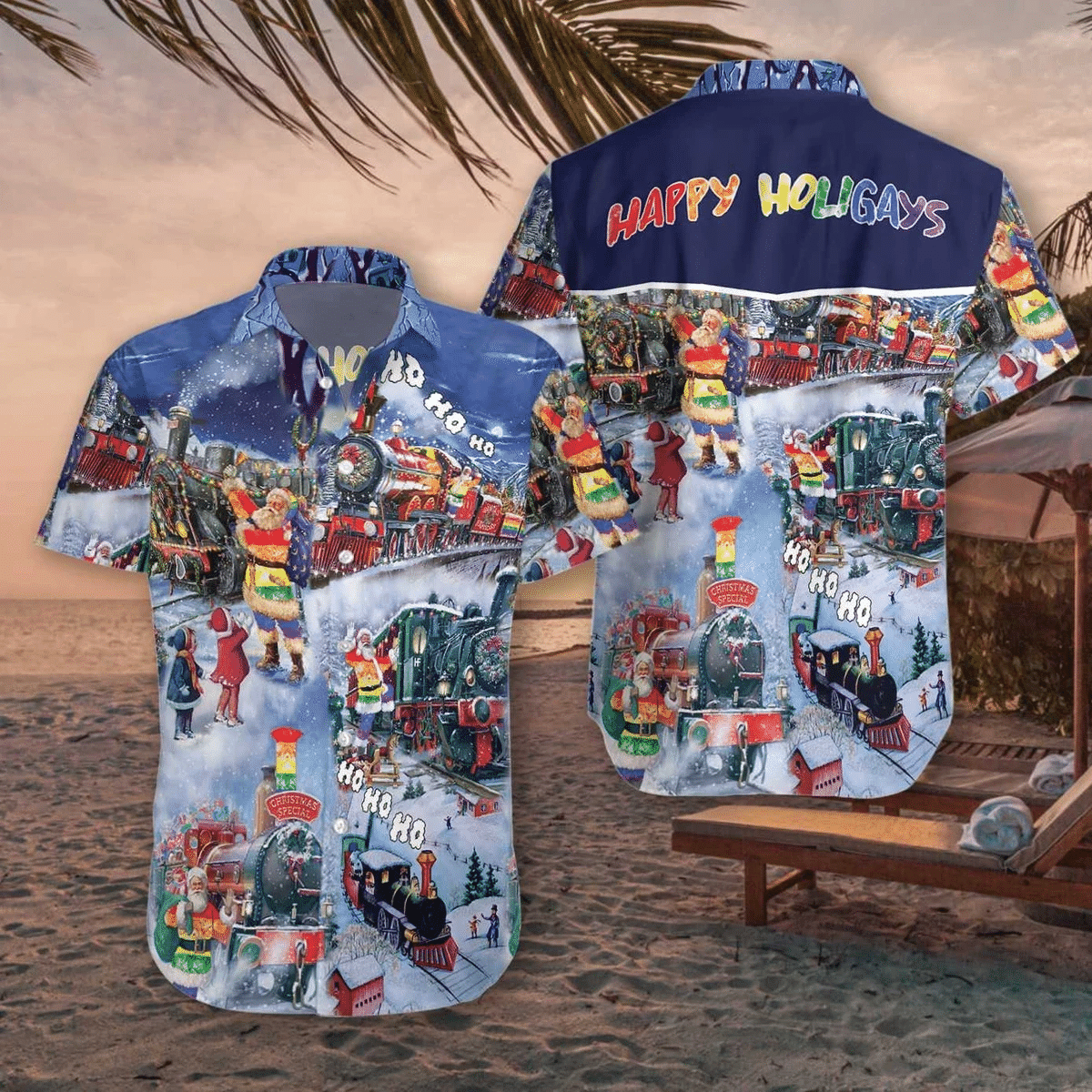 Happy Holigays Hawaii Shirt Unisex Adult Ha64807