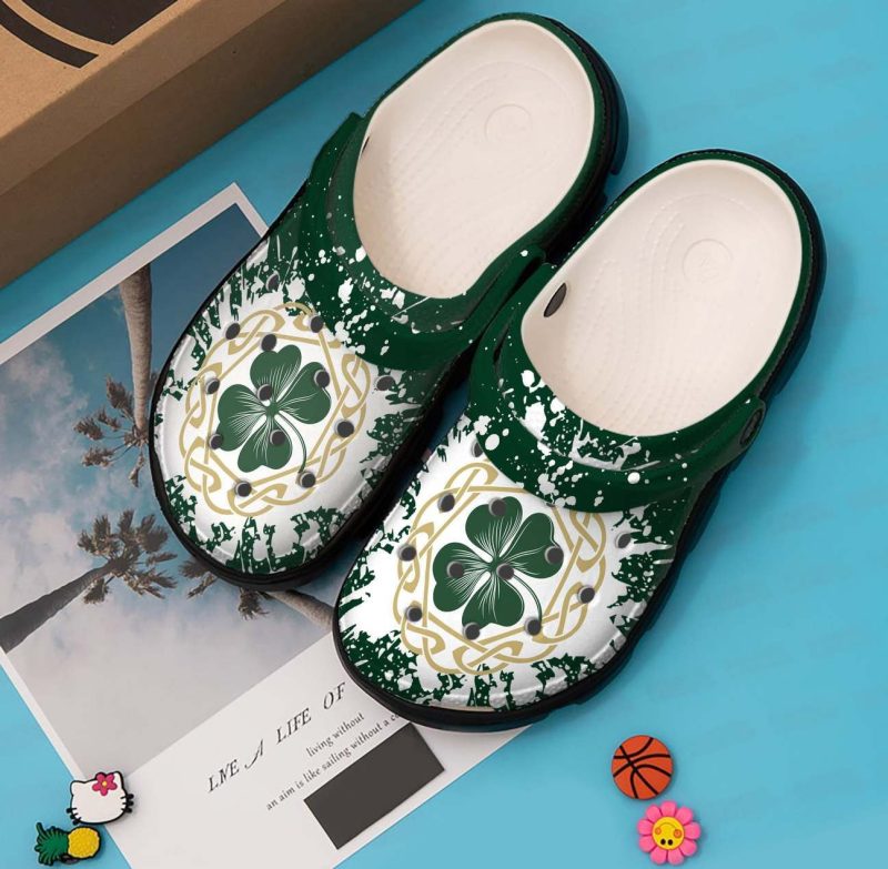 St Patricks Day Irish Shamrock Irish Crocband Shoes