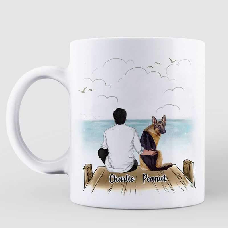 Dog Dad Personalized Mug