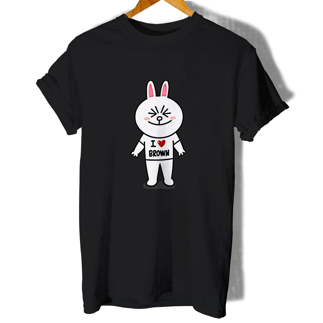 Bear And Bunny Line Character Couple Women Women T-Shirt