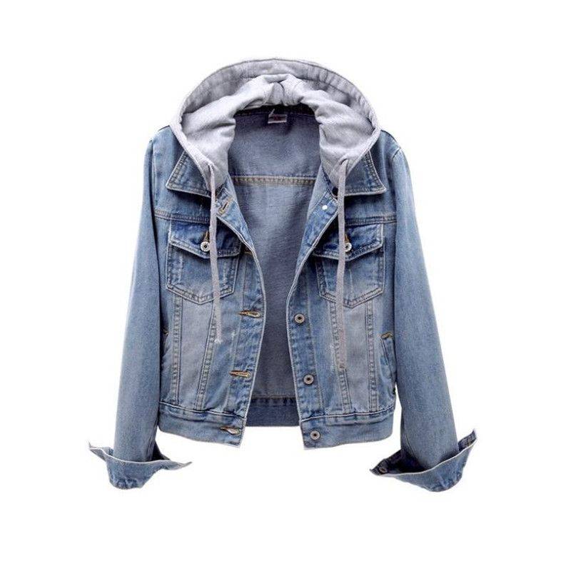 Casual Long Sleeve Denim Jackets