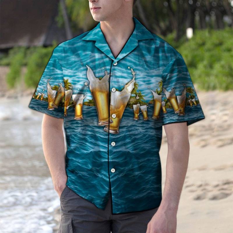 Beer Blue Ocean H4811 – Hawaiian Shirt