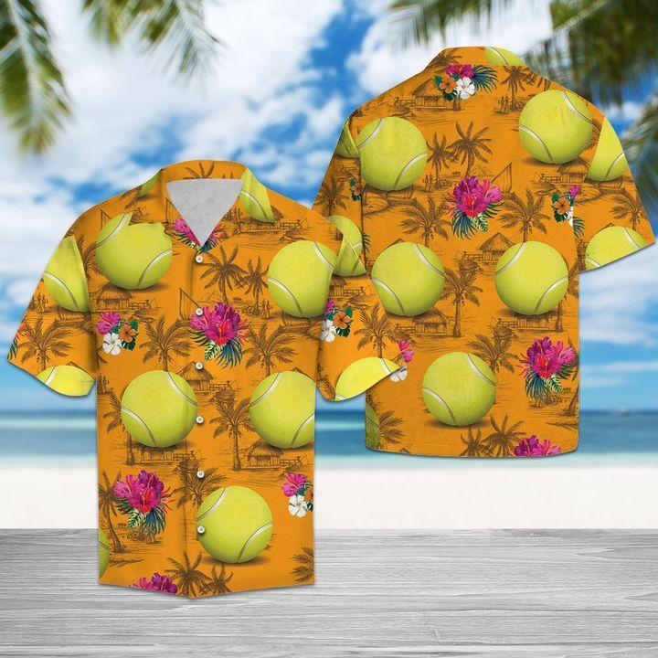 Tennis Tropical Flowers Hawaii Shirt For Men Women Adult Ha26110