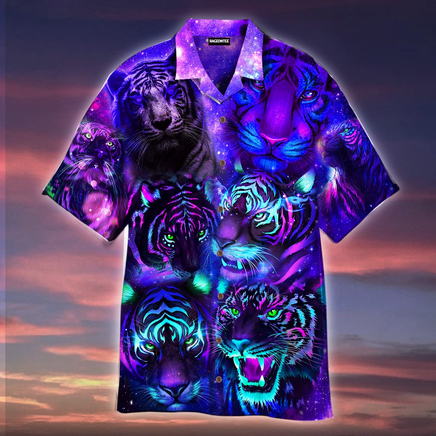 The Power Of Tigers In The Galaxy Hawaiian Shirt | Unisex | Adult | Hw4777