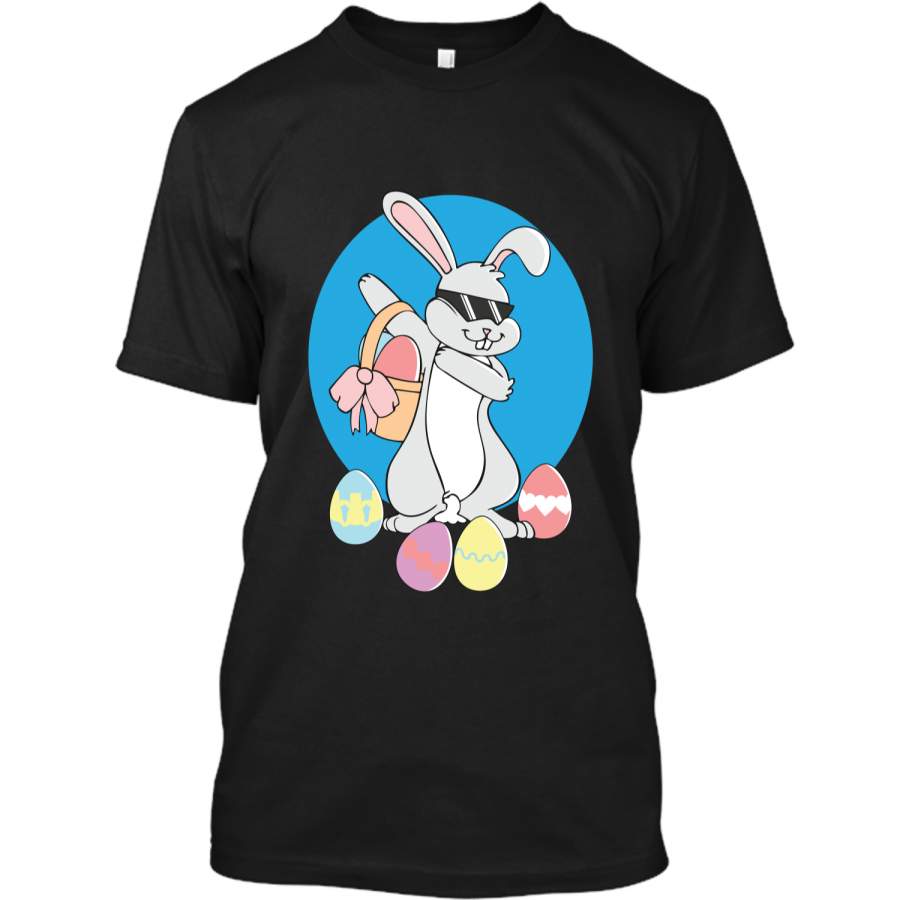 Dabbit T-Shirt Funny Dabbing Hip Hop Easter Bunny Shirt1 Custom Ultra Cotton