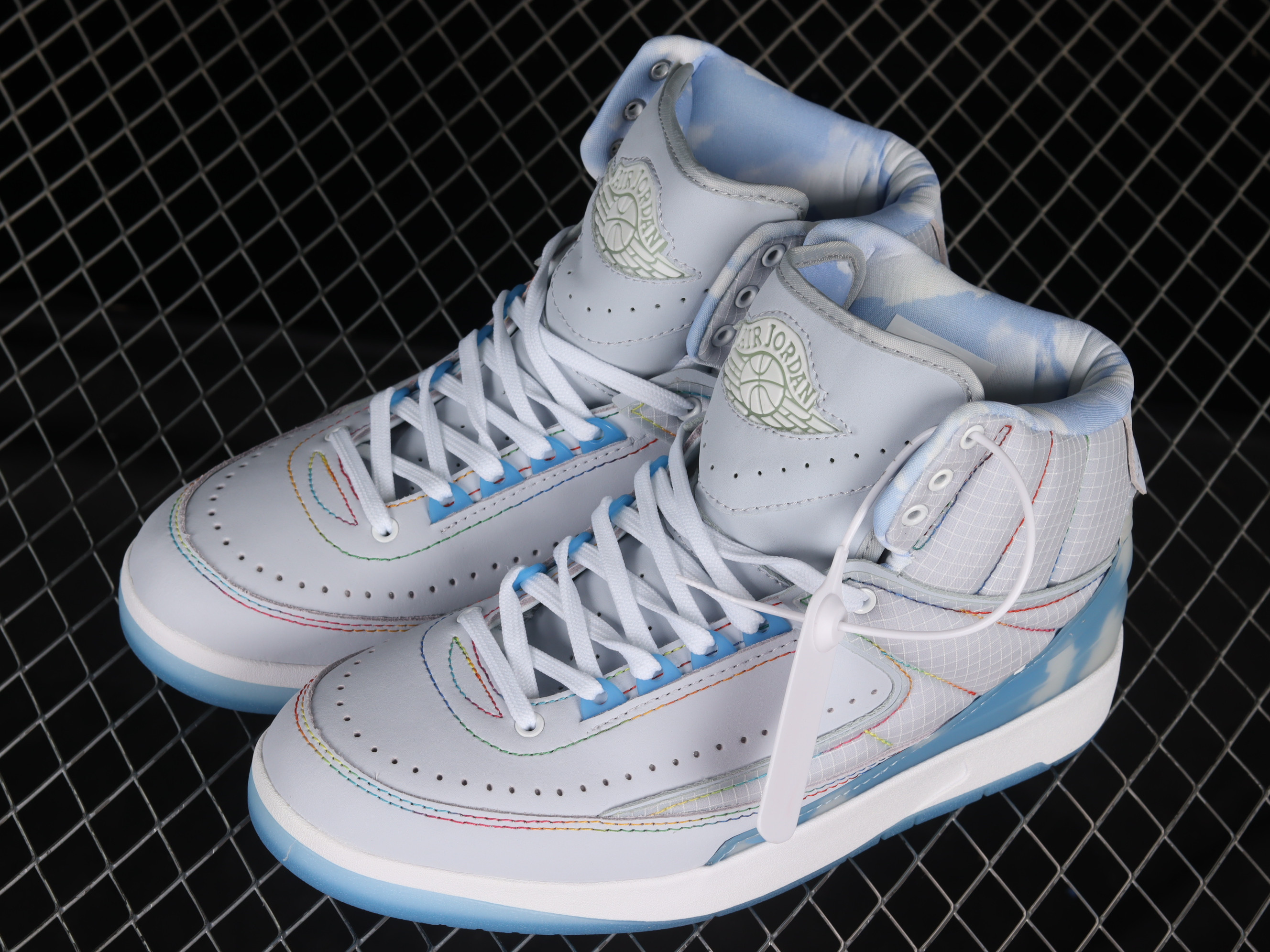 Nike Jordan 2 Retro J Balvin Shoes Sneakers, Men SNK649562449