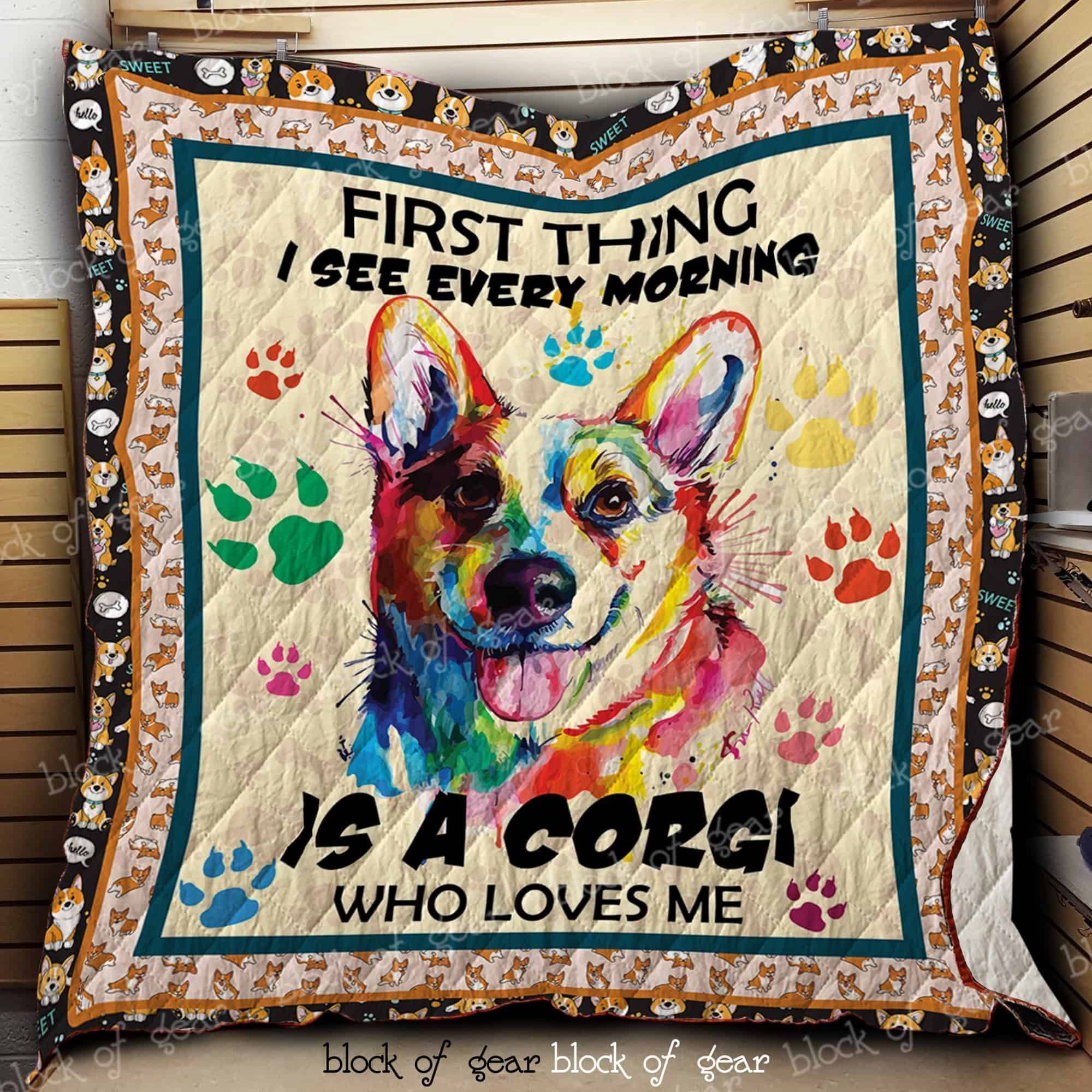 Corgi JH526 3D Customized Quilt