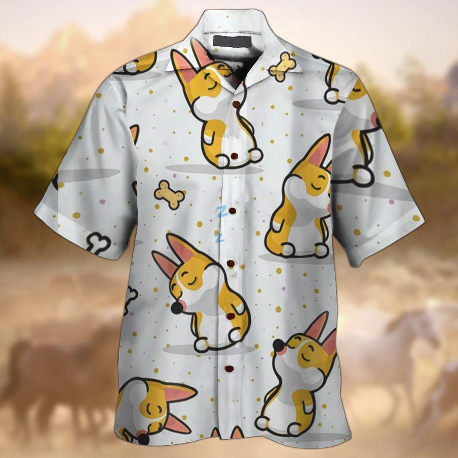 Corgi Dog Lover Hawaii Shirt For Men And Women Ha76568