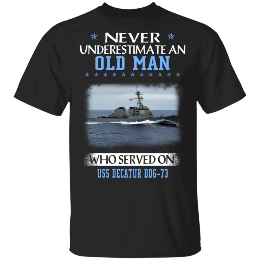 USS Decatur DDG-73) Veterans Day Christmas Gift T-Shirt