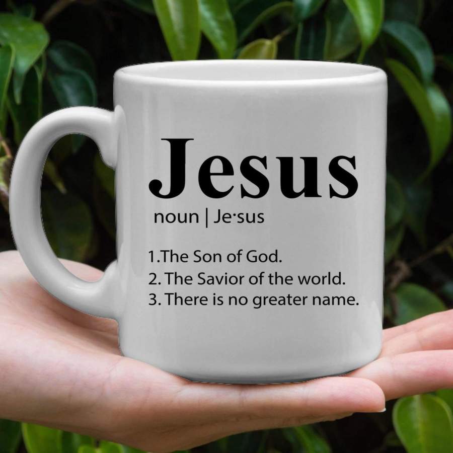 Definition of Jesus coffee mug