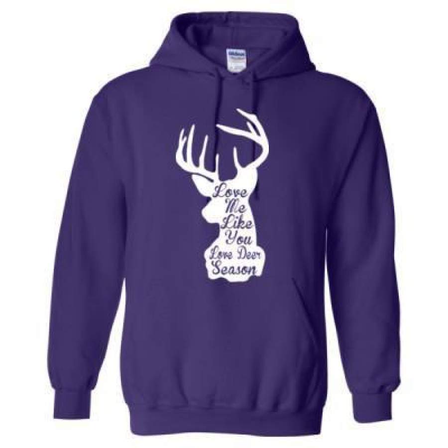 AGR Love Me Like You Love Deer Season – Heavy Blend™ Hooded Sweatshirt