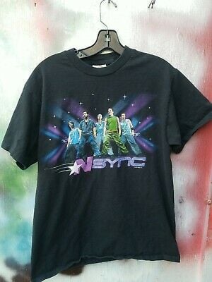 Vintage Nsync Double Sided Glitter Winterland Shirt 3088