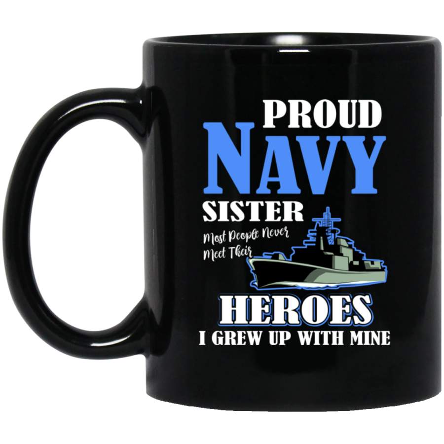 Military Proud Navy Sister T-Shirt For Men or Women