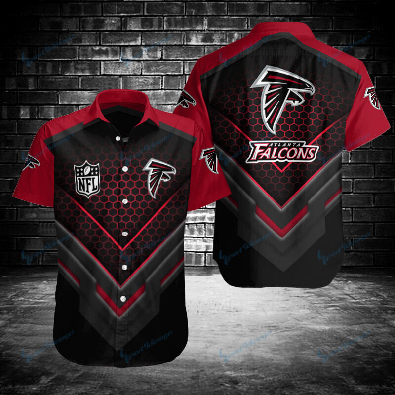 Atlanta Falcons Button Shirt Bg956